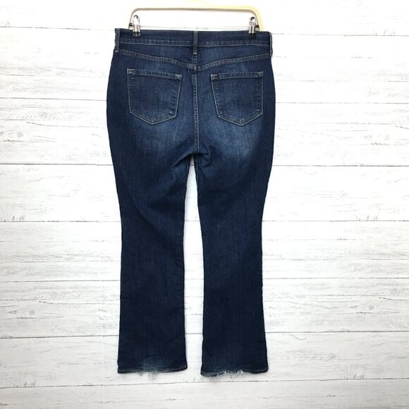 Old Navy Women's Jeans Curvy Bootcut Mid Rise Stretch size 10 length 30" - Picture 2 of 9